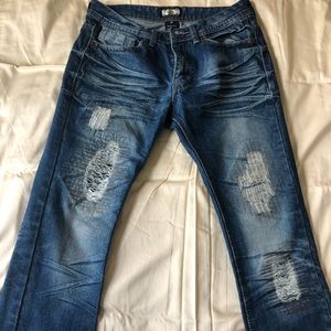 Gray Earth Jeans